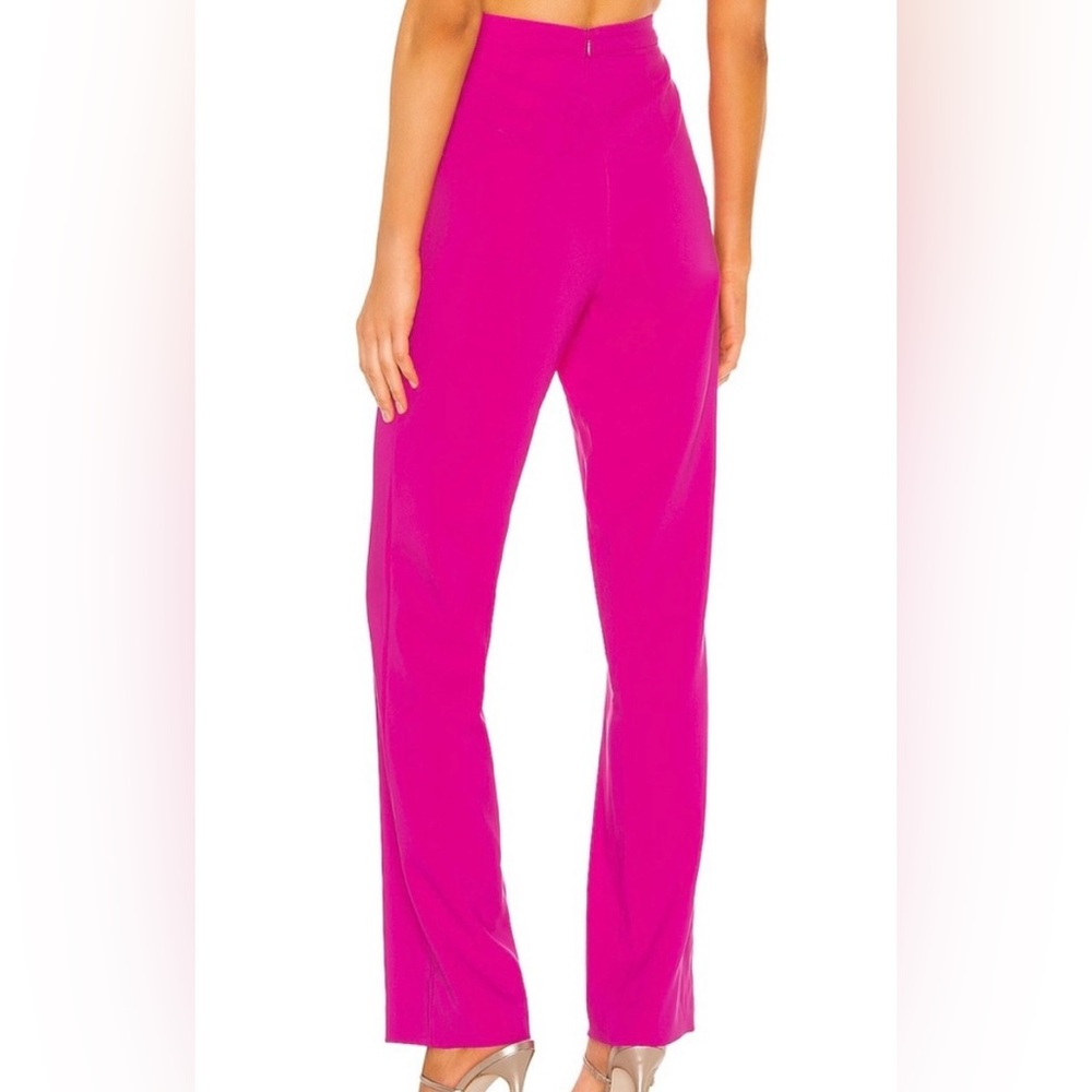 NBD Women's Topaz High Rise Pant in Magenta Pink Size Medium Retail $178 Revolve - Picture 3 of 9